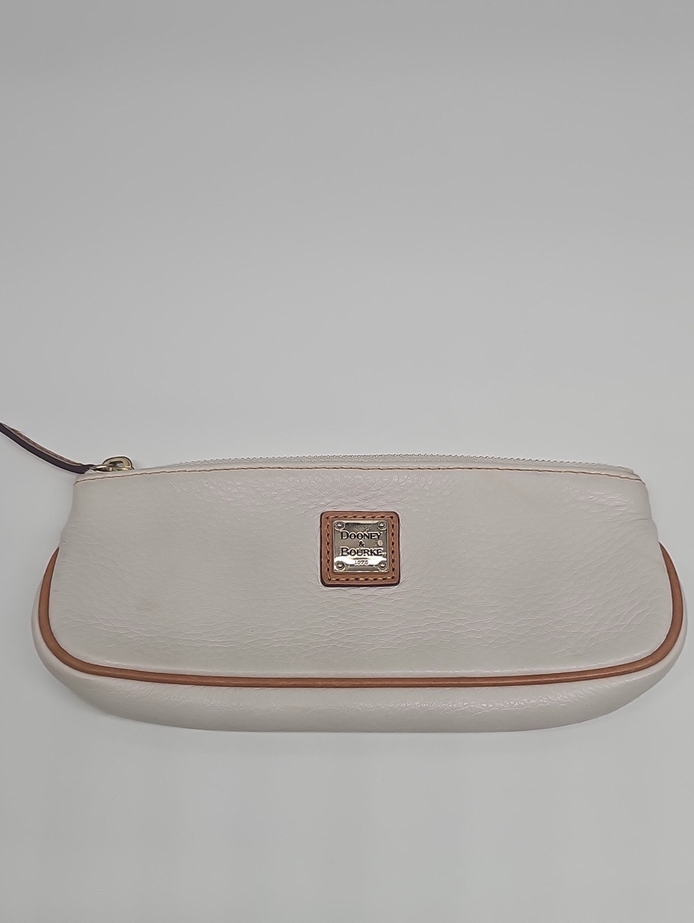 Dooney & Bourke Cream Leather Pouch